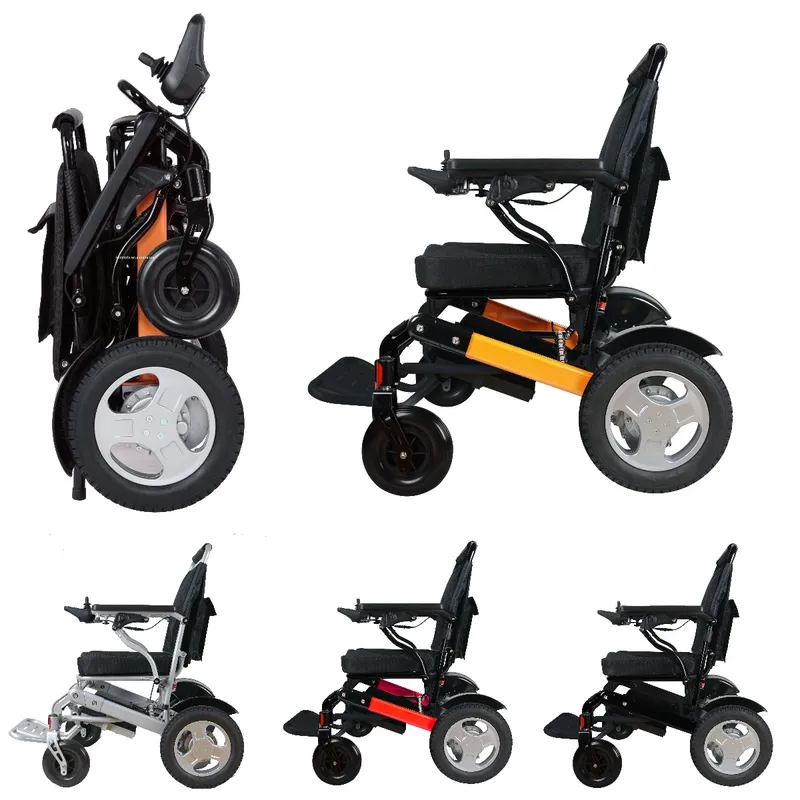 Airline Approved Tarvel Use Handicapped Wheelchair Lightweight Folding Electric Wheelchair Prices