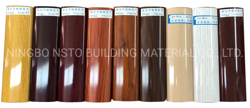 Indoor Wood-Imitated PVC Handrail for Staircase/Stair Railing