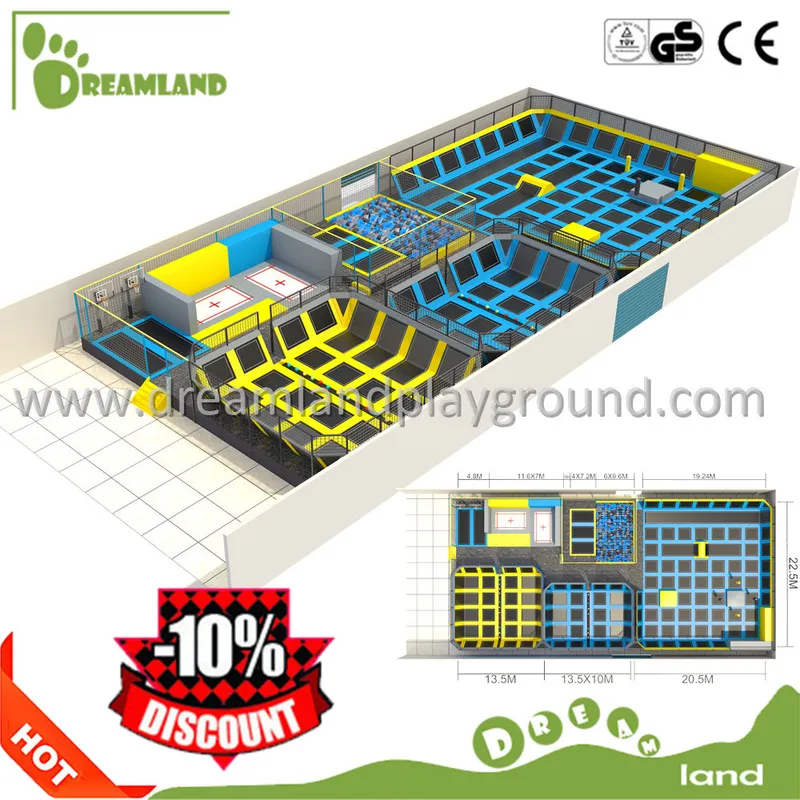 Best Price Customized Large Size Trampoline Park for Sale