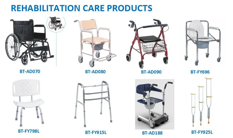 Factory Promotion Manual Wheelchair Der Rollstuhl Invalid Carriage with Steel Frame