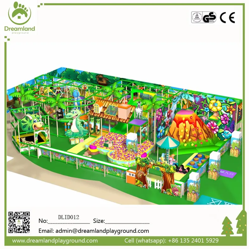 Amusement Park Popular Plastic Indoor Playground Equipment for Sale