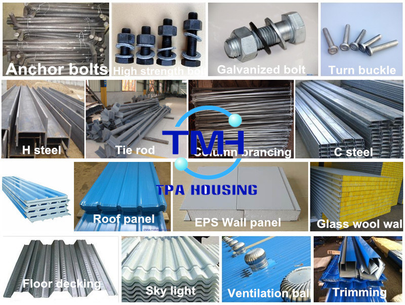 Best-Seller Pefabricated Construction Materials Building for Building Warehouses/Workshops