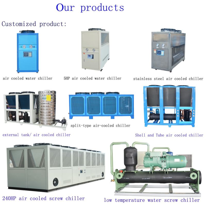 Air Cooled Screw Chiller Daikin Compressor Refrigeration Equipment