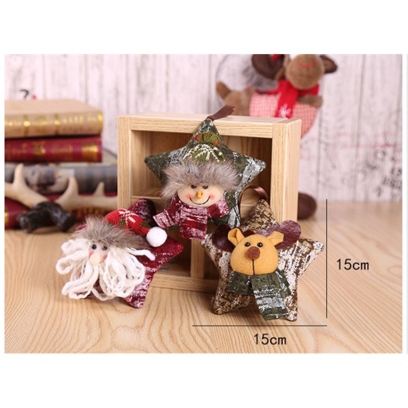 Christmas Gift Pendant Hanging Craft Ornaments Noel New Year2021