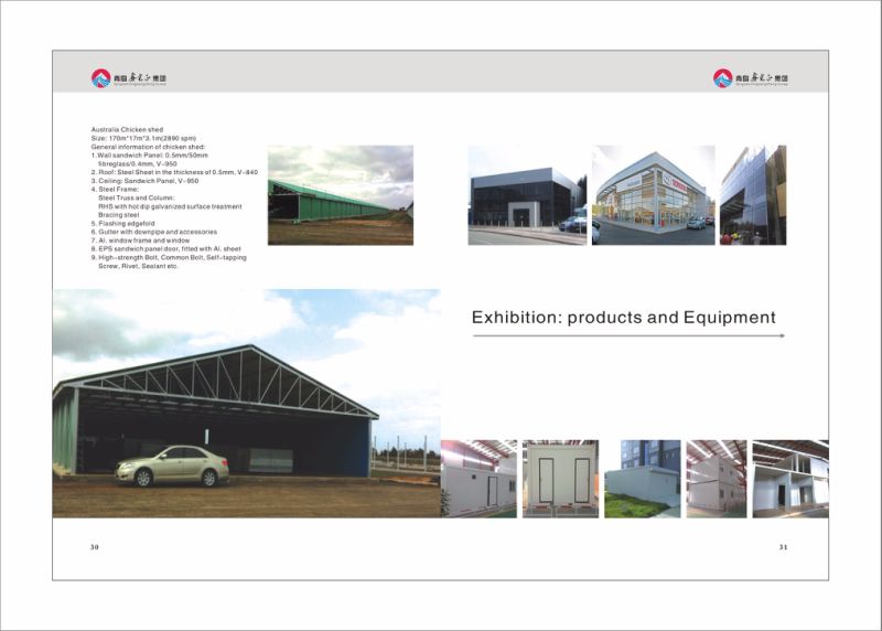 Prefabricated China Steel Structure Poultry Farms