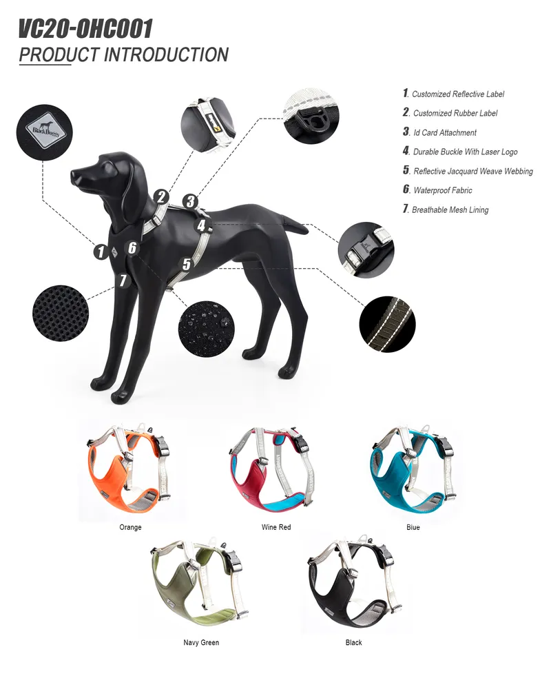 OEM Supplier Pet Products Apparel Accessory Dog Harness for Pets