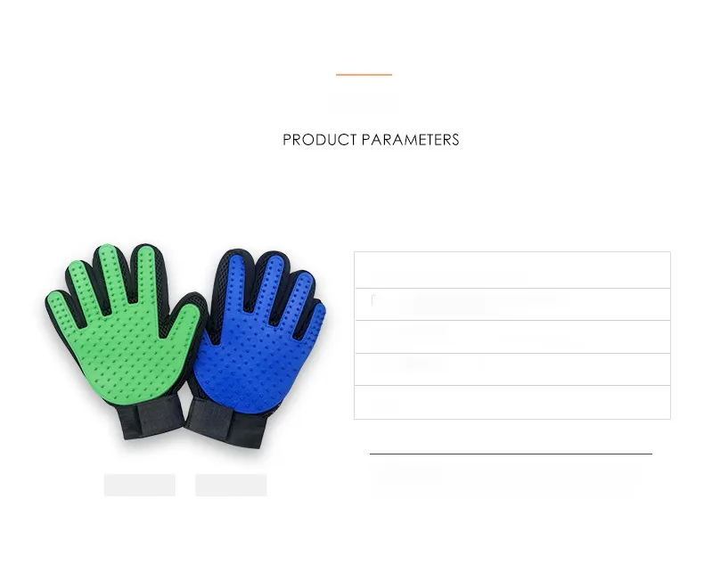 Pet Grooming Gloves Dog Bathing Gloves Cat Grooming Gloves