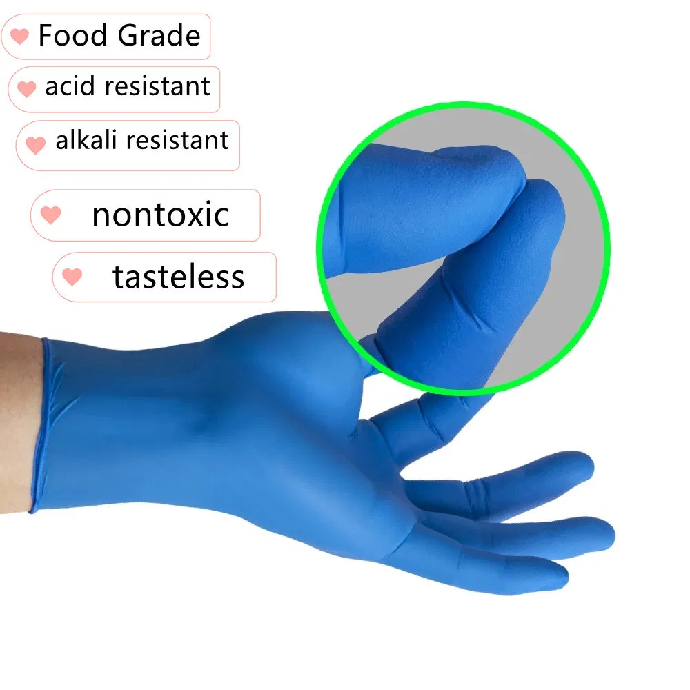 8 Mil Thick Medium Premium Quality Disposable Vinyl Synthetic Nitrile Exam Gloves