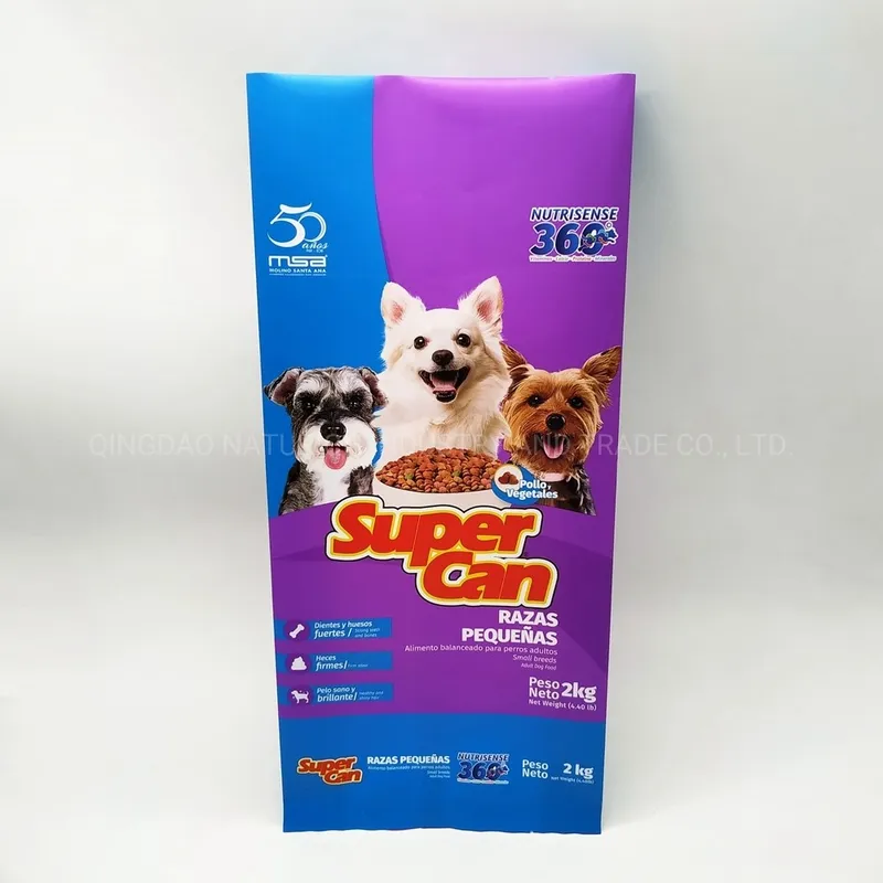 Customized Pet Food Packaging for 4kg Dog Food Bag