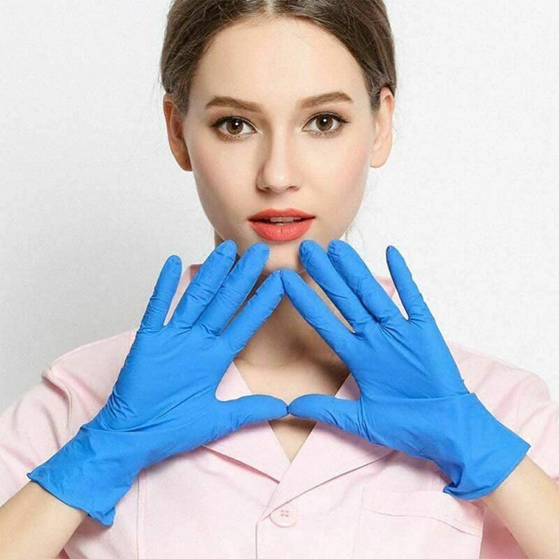 100 PCS Nitrile Gloves Medical Nitrile Examination Gloves