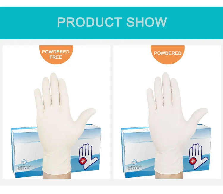 Supply Powder or Powder Free Latex Gloves Safety Gloves Nitrile Gloves Disposable Gloves
