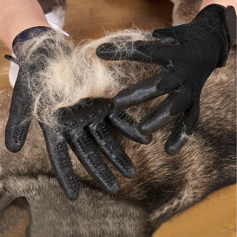 Pet Gloves for Shedding Bathing Grooming De-Shedding
