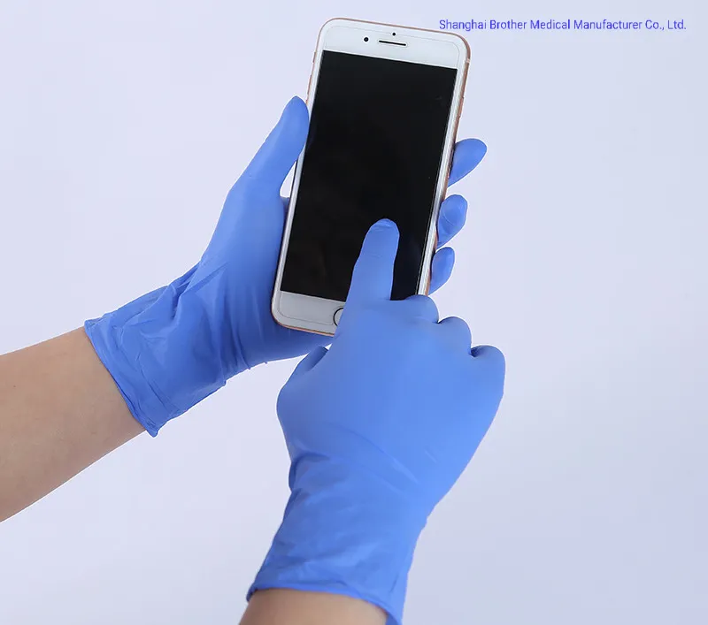 2020 Nitrile Gloves Nitrile Glove Manufacturer Nitrile Non-Slip Work Gloves