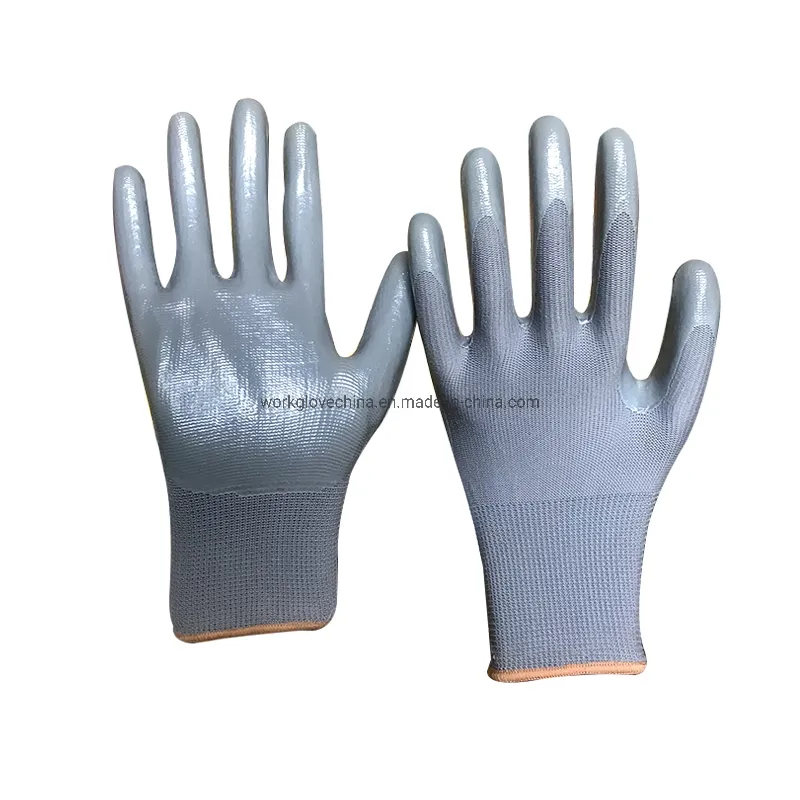 Black Nitrile Gloves Bulk Nitrile Safety Gloves Nitrile Work Gloves