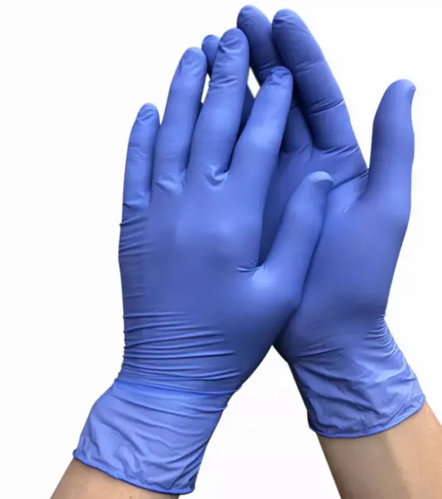Gloves 100 PCS/Box Disposable Examination Vinyl Powder Free PVC Gloves Disposable Transparent