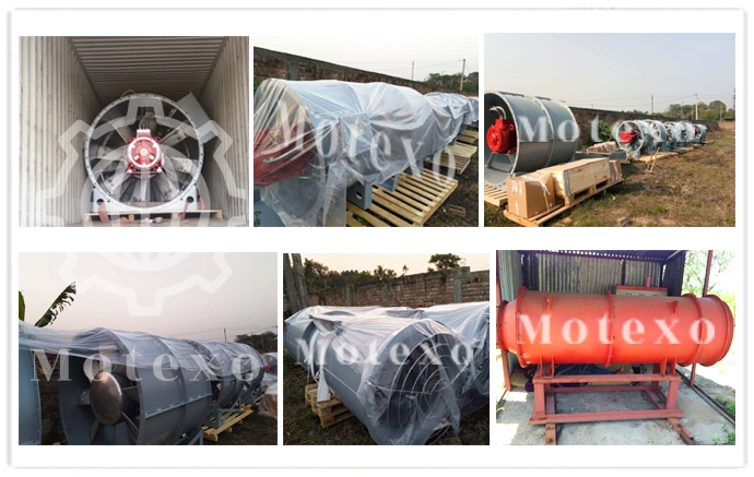 Underground Mine Ventilation Fan for Main and Local Ventilation