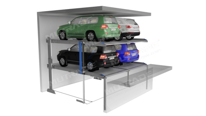 Automatic Parking Equipment Hydraulic Underground Garage Lift
