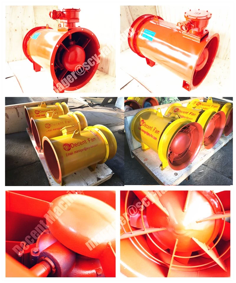 Mine Small Ventilation Fan, Exhaust Fan for Ventilation