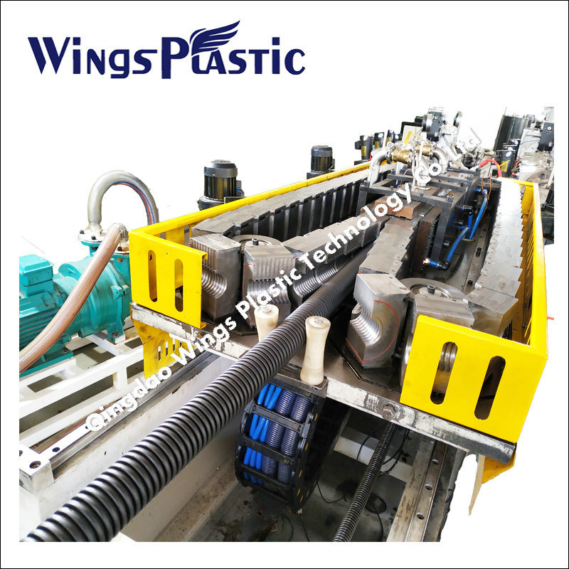 Electric Plastic Single/Double Wall Spiral Duct Corrugated Pipe Making Machine