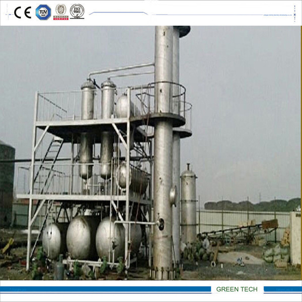 Negative Pressure Used Engine Oil Refining Oil Distillation Plant 15tpd