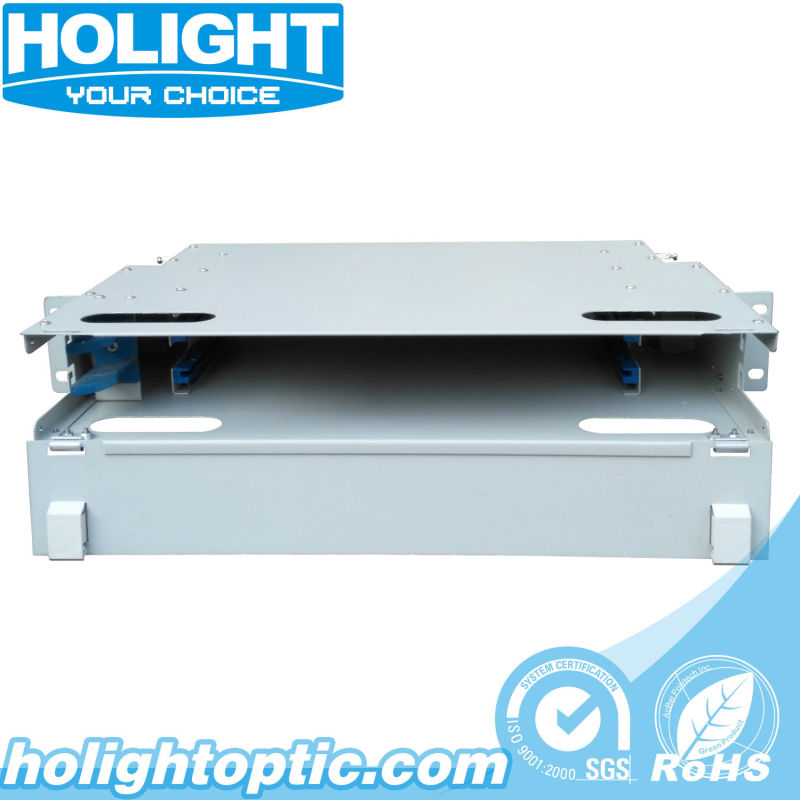 19 Inch Drawer Slidable Type ODF 24 Ports Sc