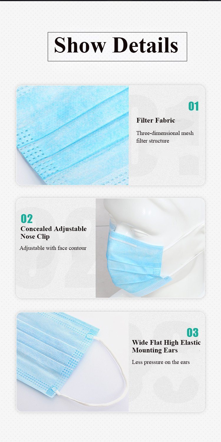 Earloop Style Health Procedural Anti-Flue Face Masks