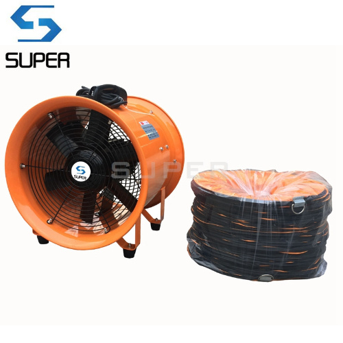 Various Sizes Colors Portable Ventilation Fan Connect with Flexible Duct