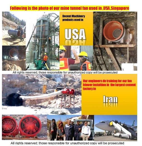 Subway Mine Ventilation Blower Explosion-Proofed Mining Fan Wind Tunnel Jet Ventilation Fan