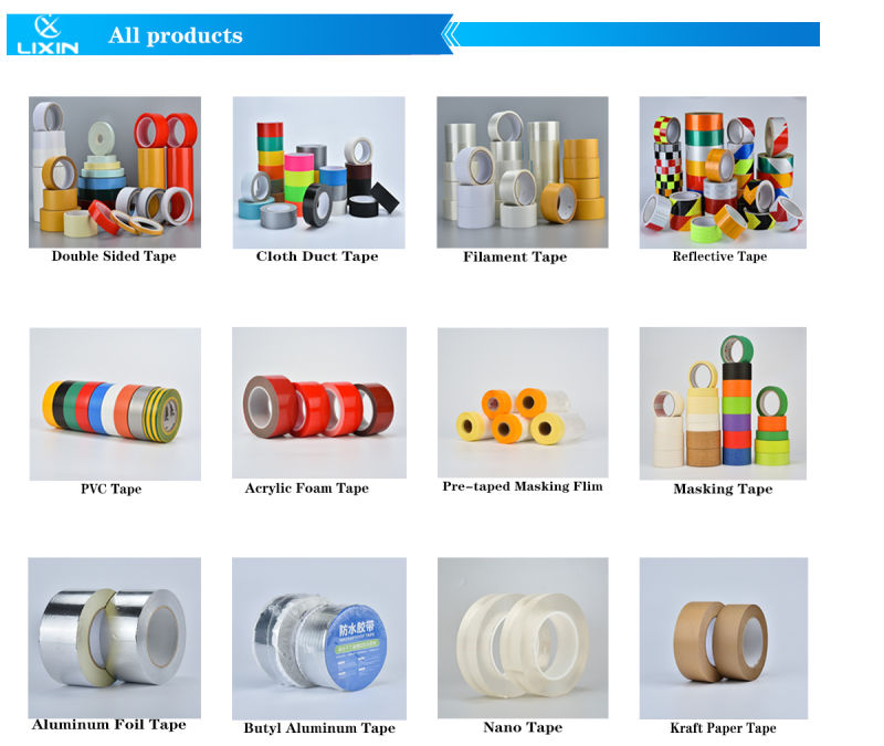 China Manufacturers Print Cloth Duct Tape with Synthetic Rubber