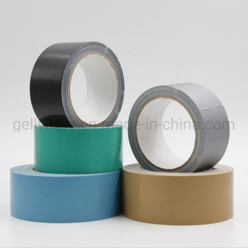 Glass Packing Custom Cloth Black Adhesive Duct Gaffer Tape