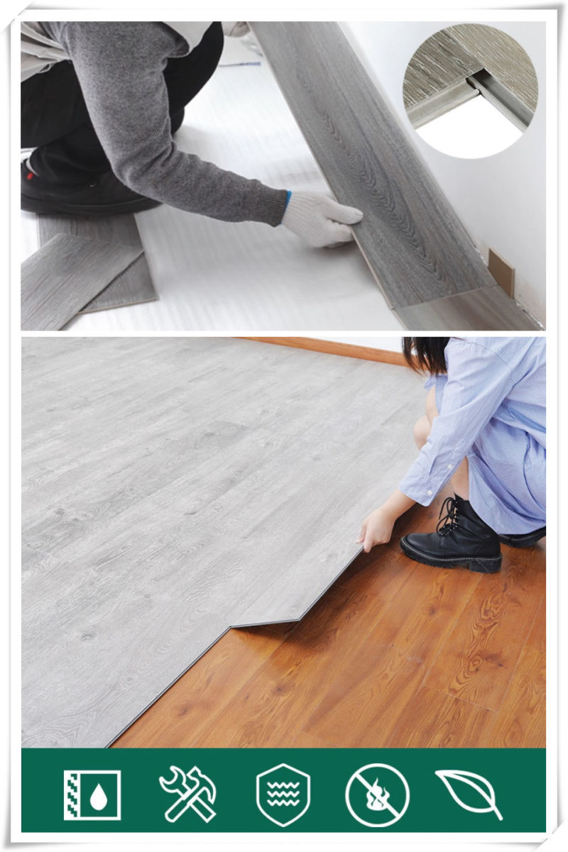 WPC Vinyl Flooring Anti-Scratch, Anti-Static, 100% Waterproof