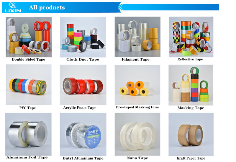 Synthetic Rubber Carpet Tape Economy Grade, Co-Extruded Cloth Duct Tape
