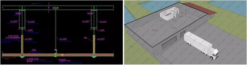 Cheap Insulation Panel Cold Room for Chicken Feet