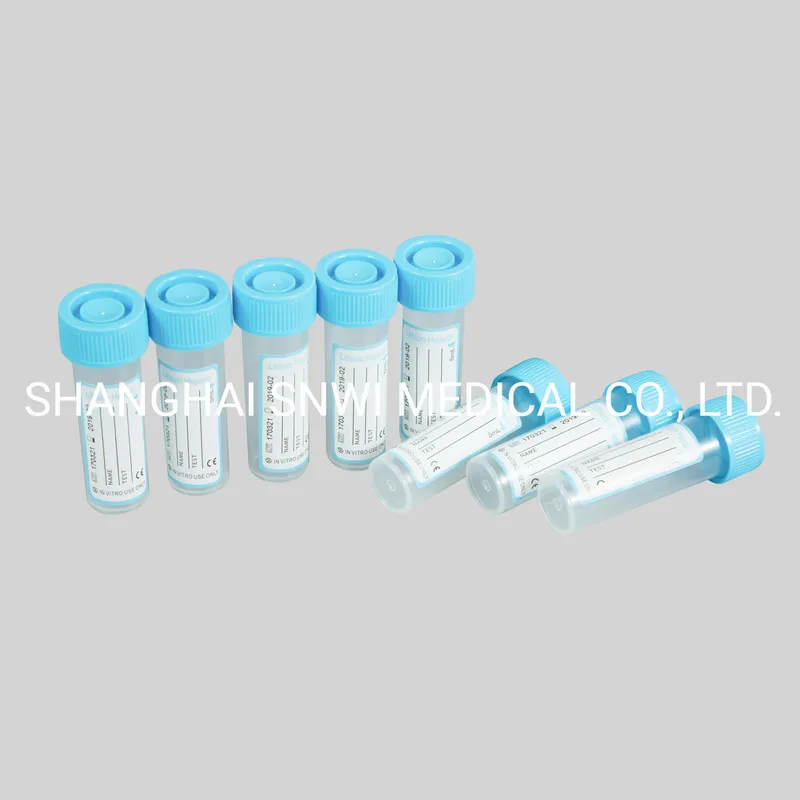 Yellow Cap Top Separate Gel Clot Activator Blood Sample Test Tube for Hospital