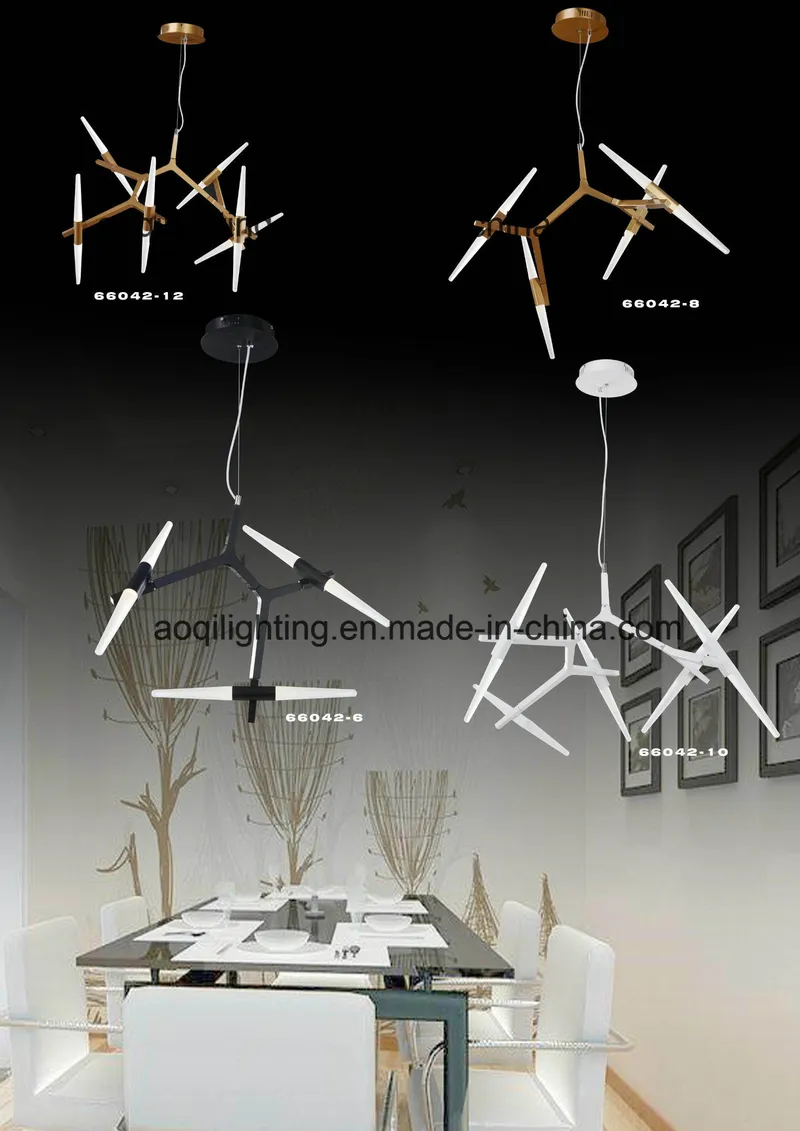 Newest Specialist LED Modern Chandelier (AQ-66042-6)