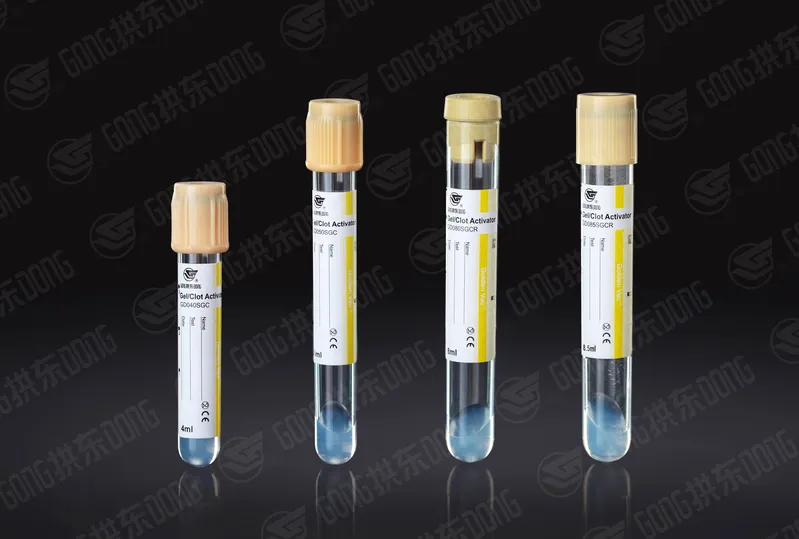 Disposable Vacuum Blood Collection Tubes (clot activator tubes)