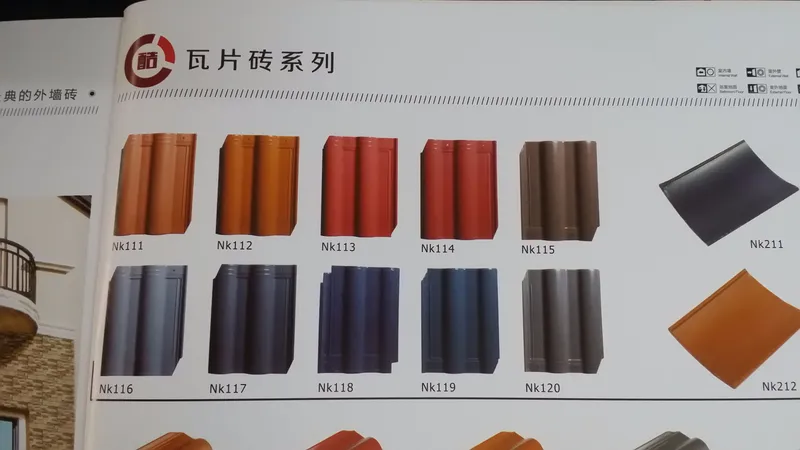 Clay Material Roof Tile Color Red Roof Tile (260X400mm)