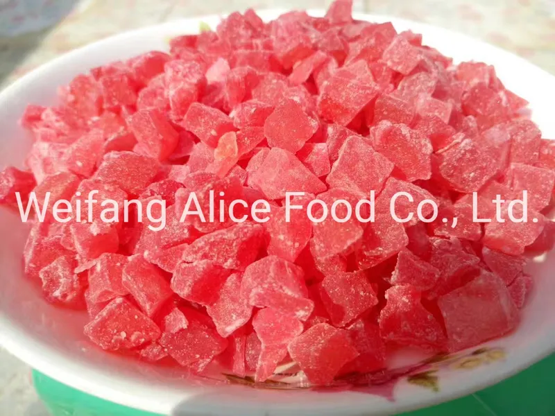 Wholesale Best Price Papaya Dice Dried Papaya Cube Preserved Papaya