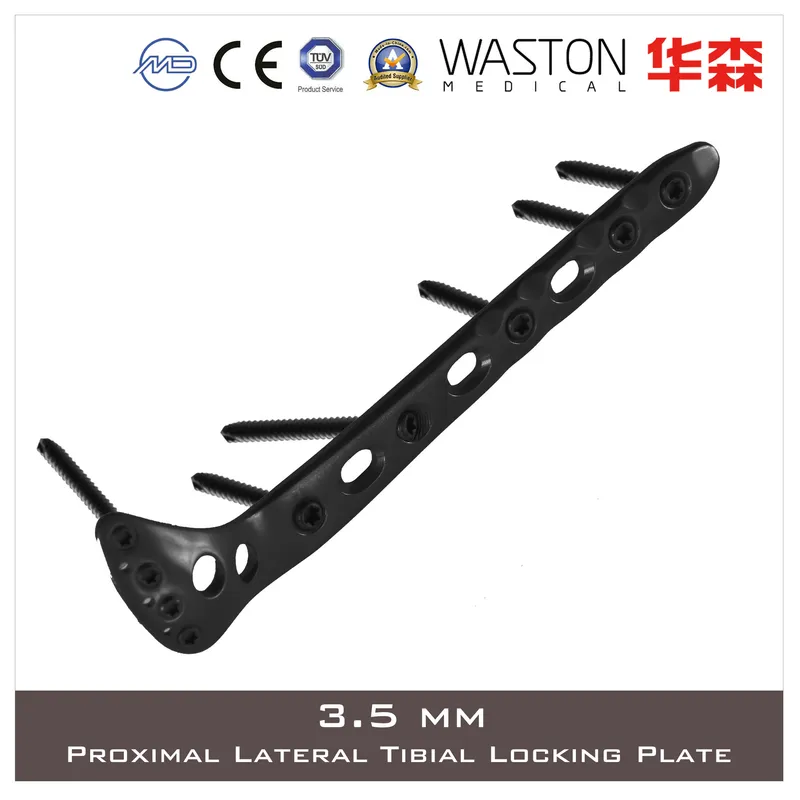 Titanium Plate, 5.0mm Distal Lateral Tibial Locking Plate, Orthopedic Plate