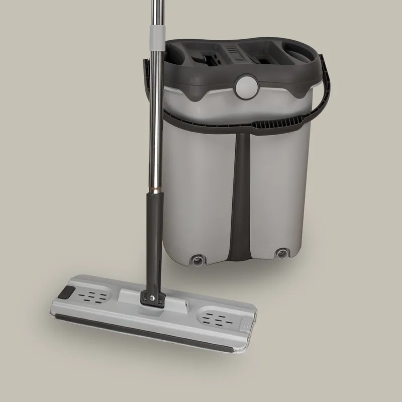 Home Cleaning Flat Mop with Bucket