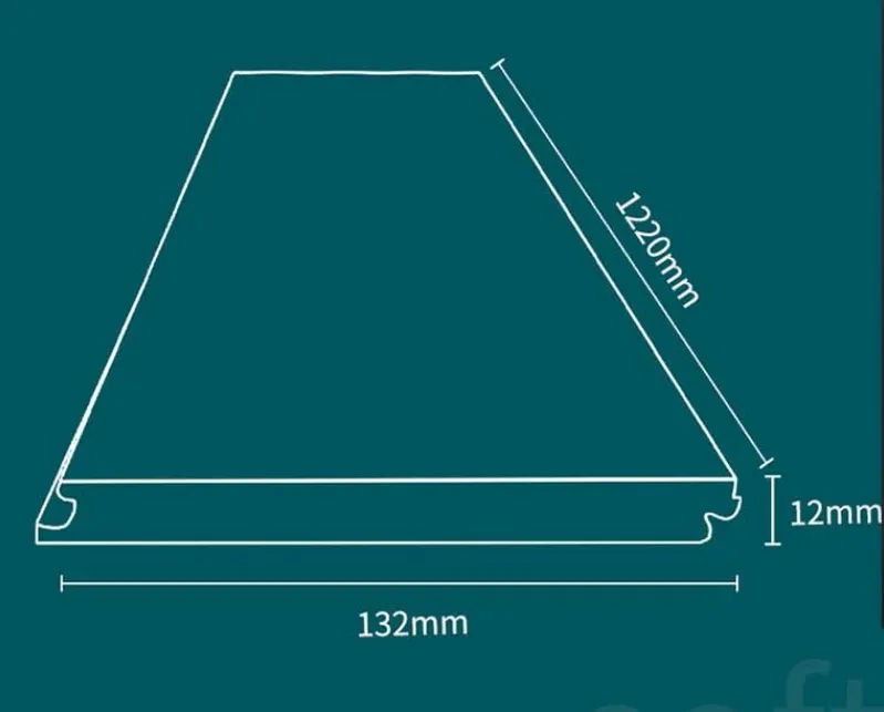 7/8/10mm V Groove Easy Clean Laminated Wooden Flooring