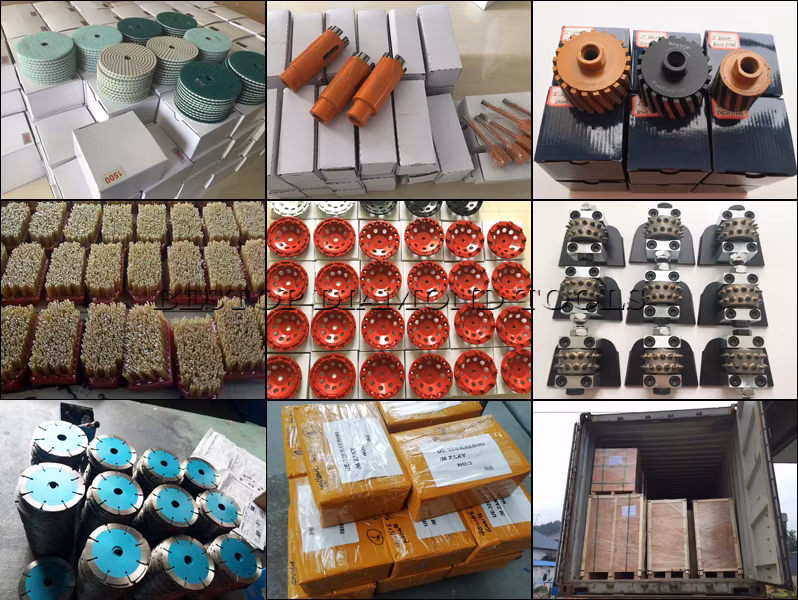 D100mm Honeycomb Diamond Dry/Wet Polishing Pads