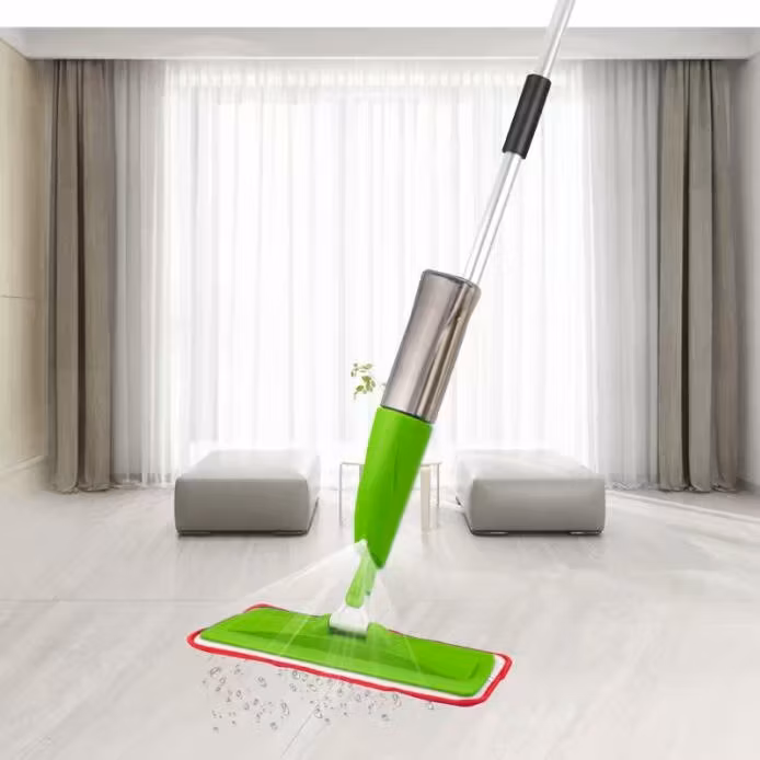 750ml Stainless Steel Handle Microfiber Water Spray Mop