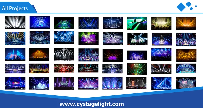 High Power Moving Head 380W 3in1 Stage Moving Head Lighting