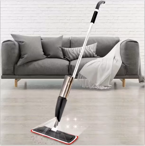750ml Stainless Steel Handle Microfiber Water Spray Mop