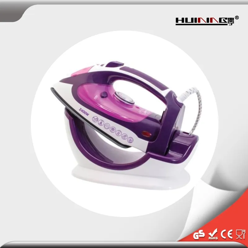 Non-Stick Sole Plate Electric Cordless Steam Iron Dry Iron