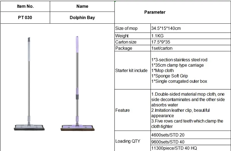 Spin Mop Microfiber Mop Lazy Magic Flat Mop