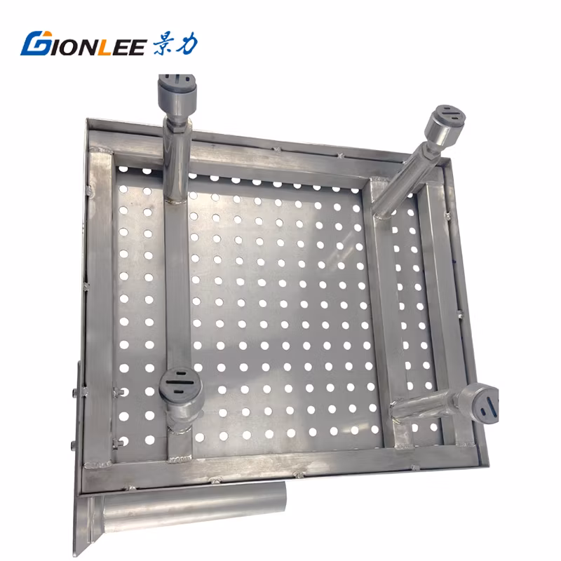 White Spray-Painted Metal Chassis Bottom Plate Welded Parts