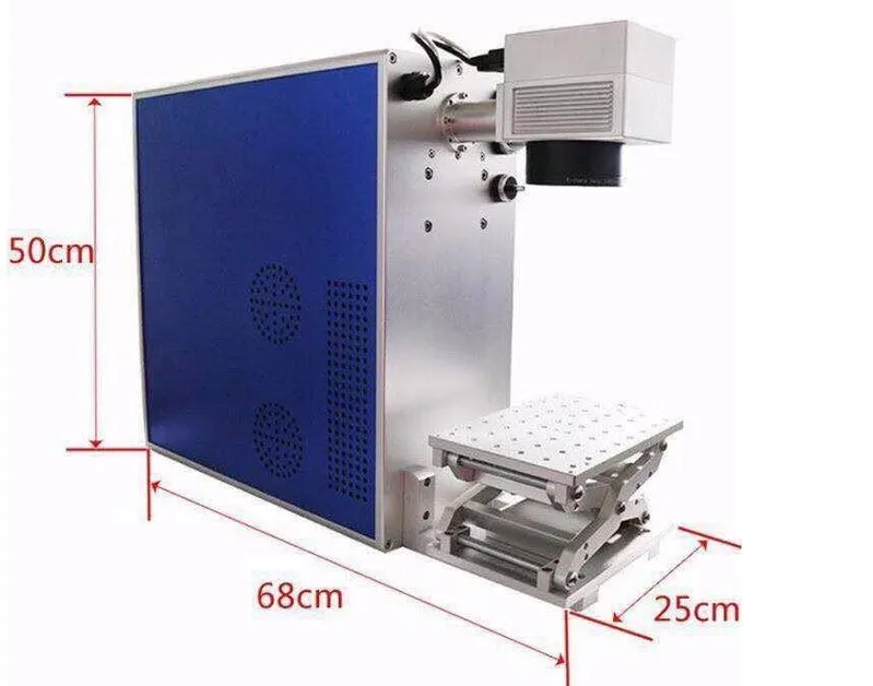 Portable Mopa Device 20W Stainless Steel Color Fiber Laser Equipment