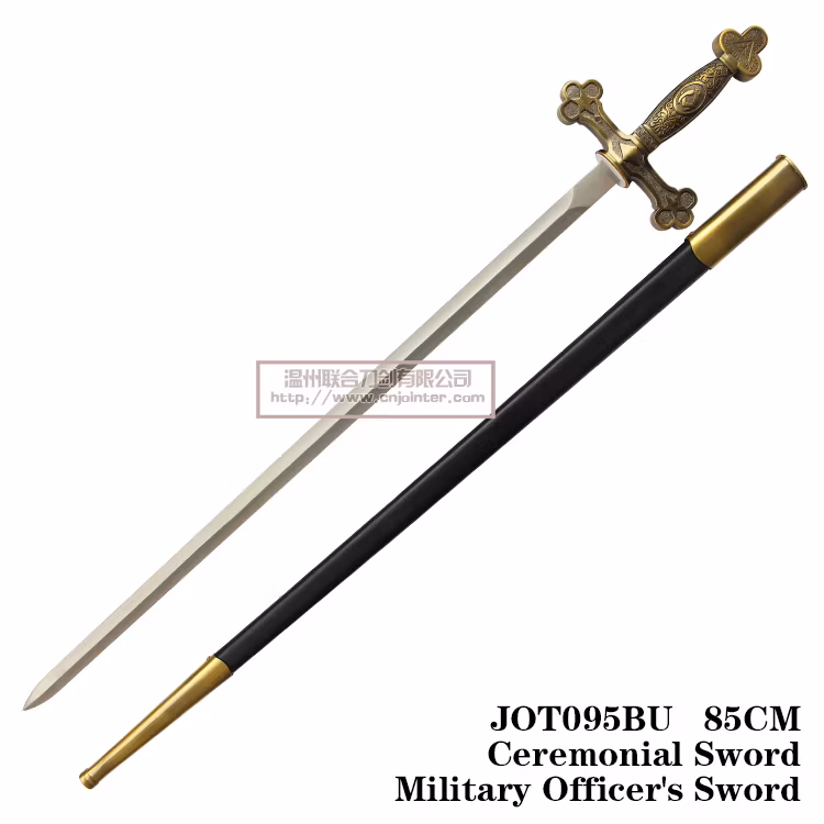 The Crusades Sword Knight Sword Ceremonial Sword Military Officer's Sword 85cm Jot095bu